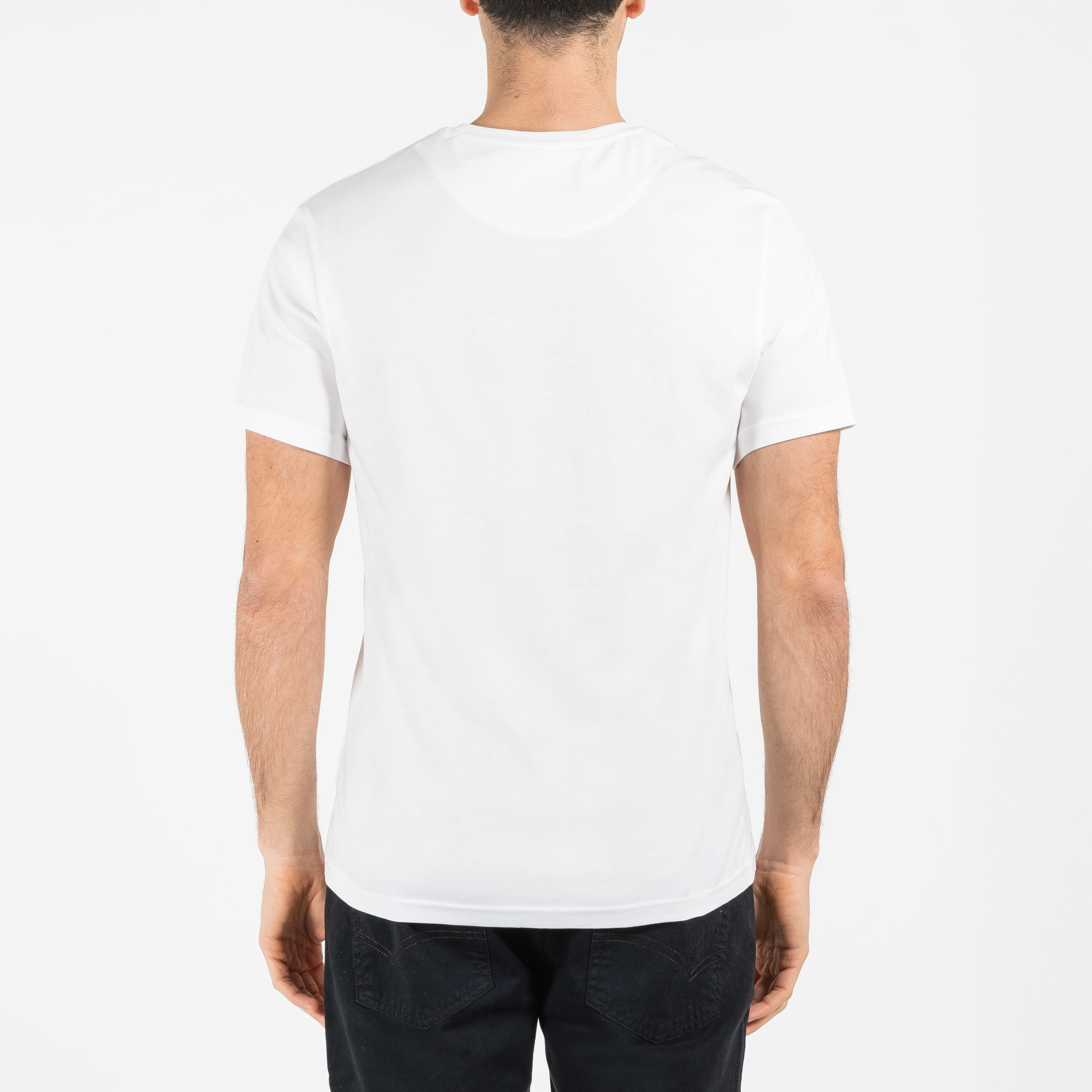 T-shirt jersey cotone organico con stampa narrow fit