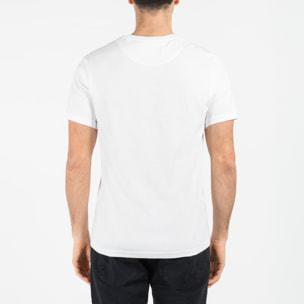 T-shirt jersey cotone organico con stampa narrow fit