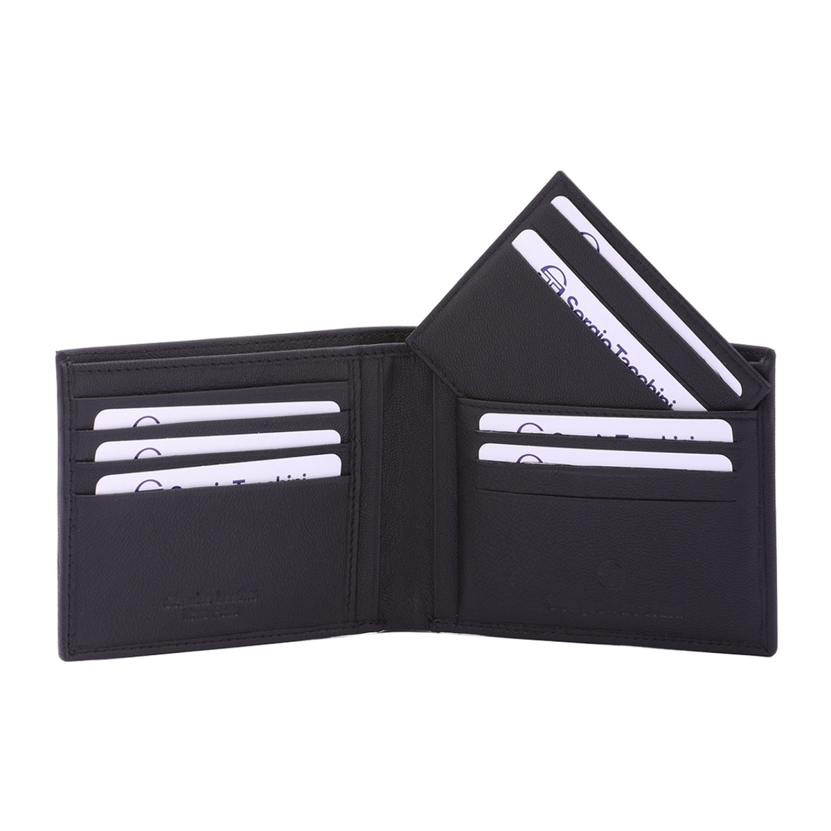 Portafoglio uomo in vera pelle - Modello False - Casual - 10.0 x 12.5 x 2.0 cm