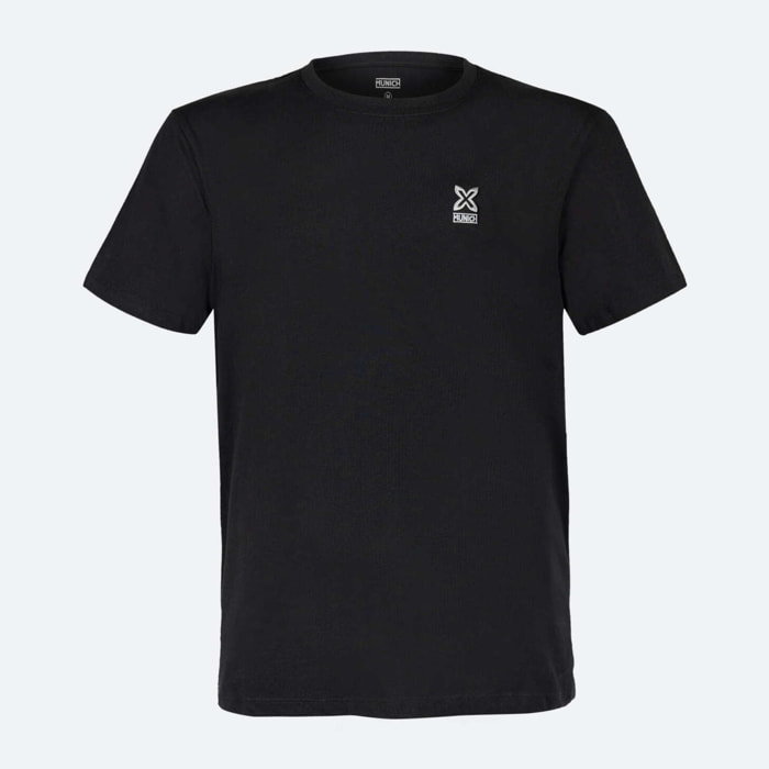 Camiseta MUNICH basica de algodón negro