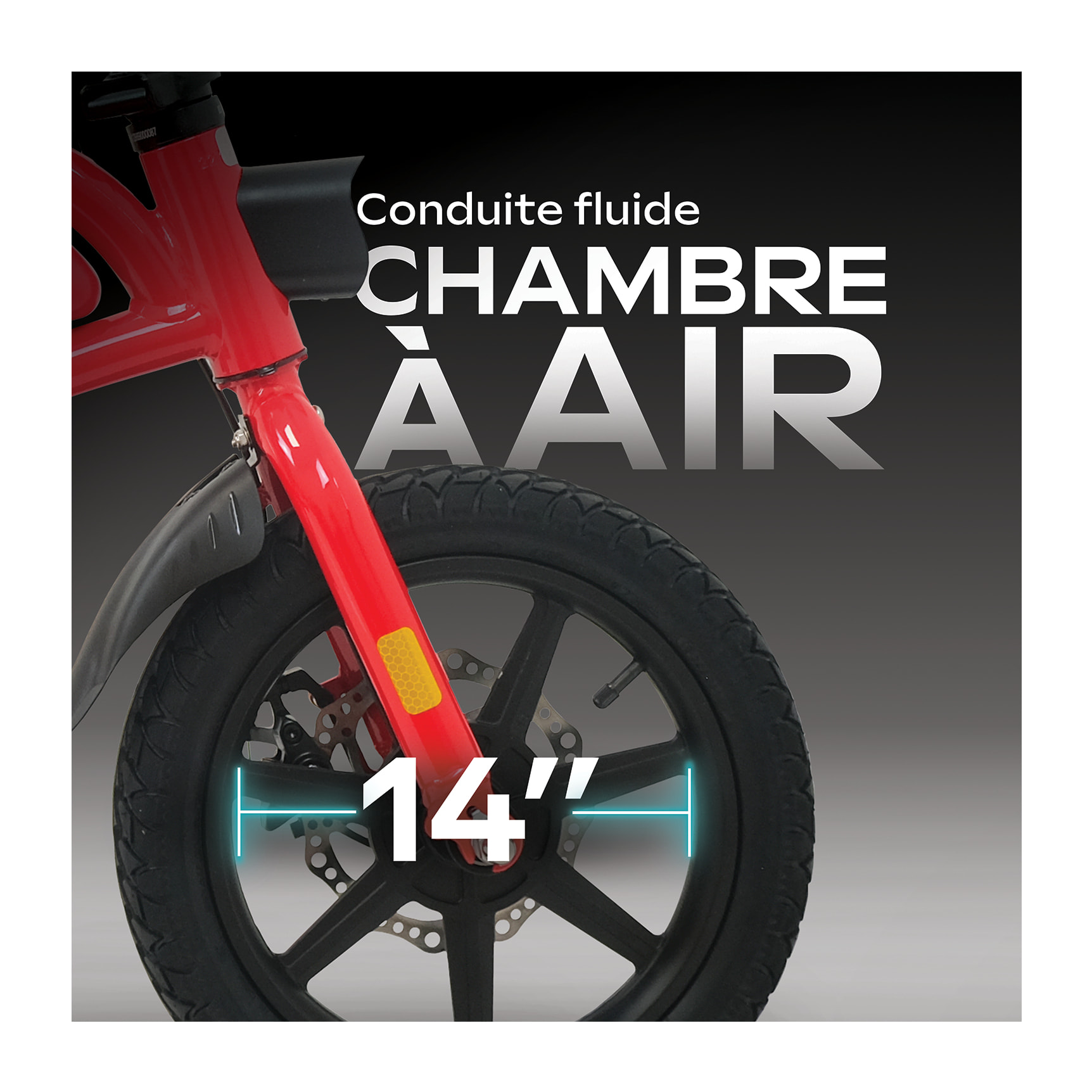 Draisienne Électrique Adulte E-bike 140 - Autonomie Jusqu'a 18 km - Pneu 14" Gonflable - Batterie 42V/5.2Ah - Poids 15Kg