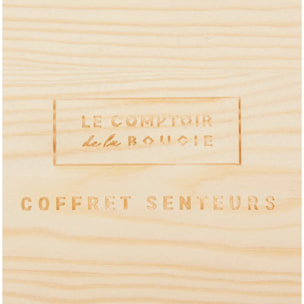 Coffret 6 senteurs - huiles parfumées + diffuseur