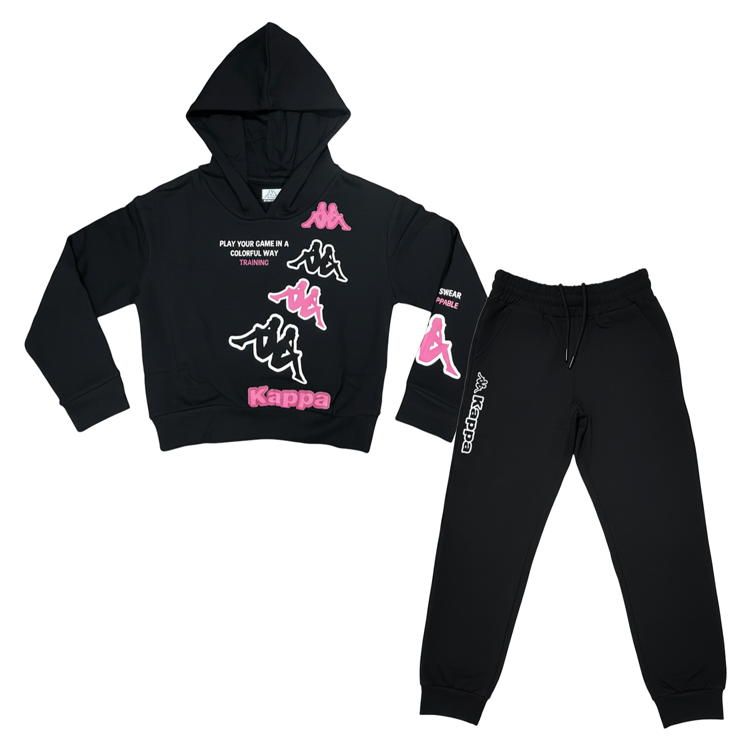 Tuta Ragazza KAPPA 8 - 16 Anni Cotone Felpato