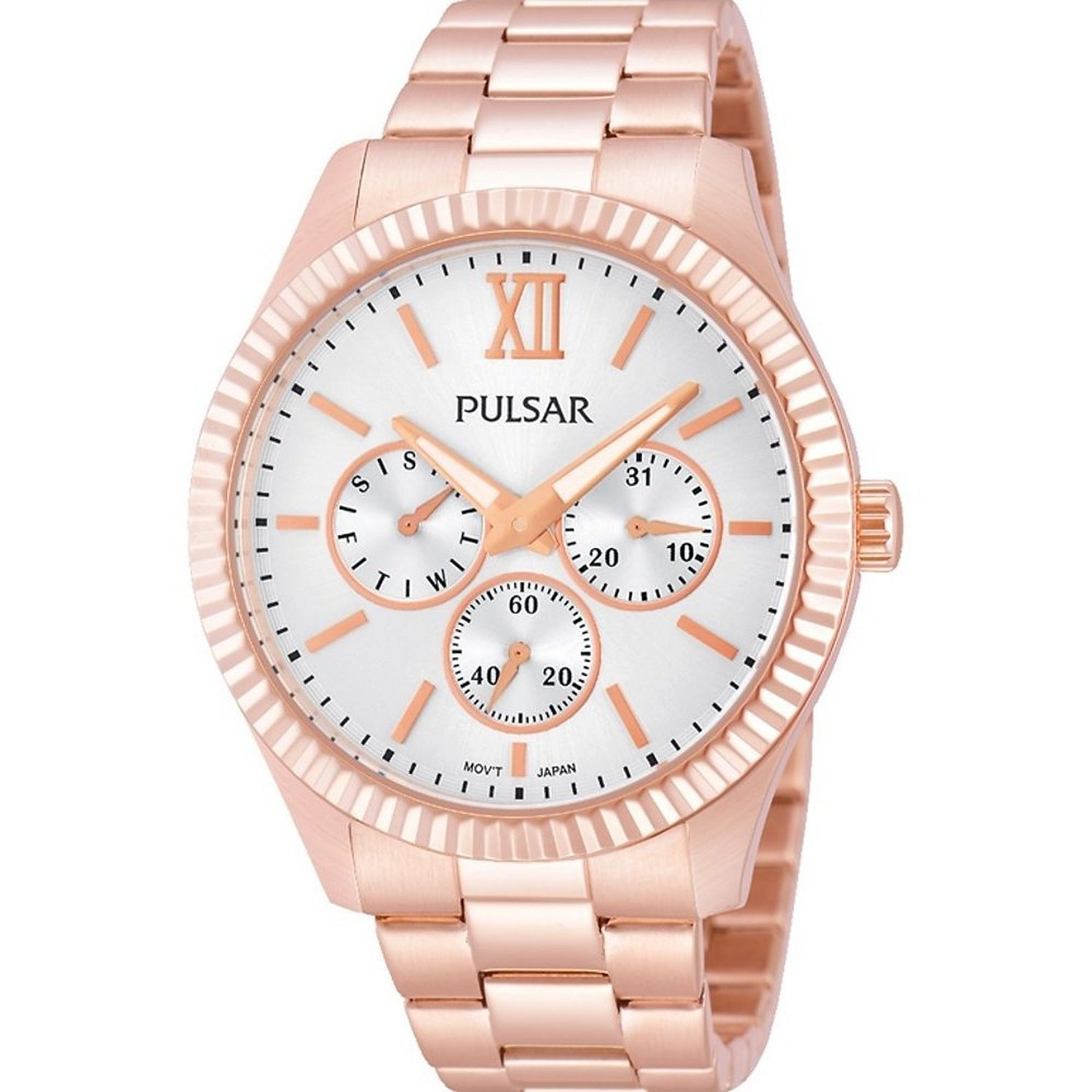 Reloj Pulsar PP6130X1 Mujer Analogico Cuarzo con Correa de Acero