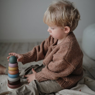 Mushie Anillos Apilables Solid