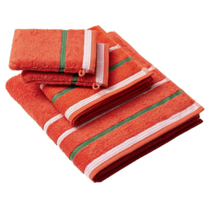 Set 4pc toalla de baño benetton rojo rainbow