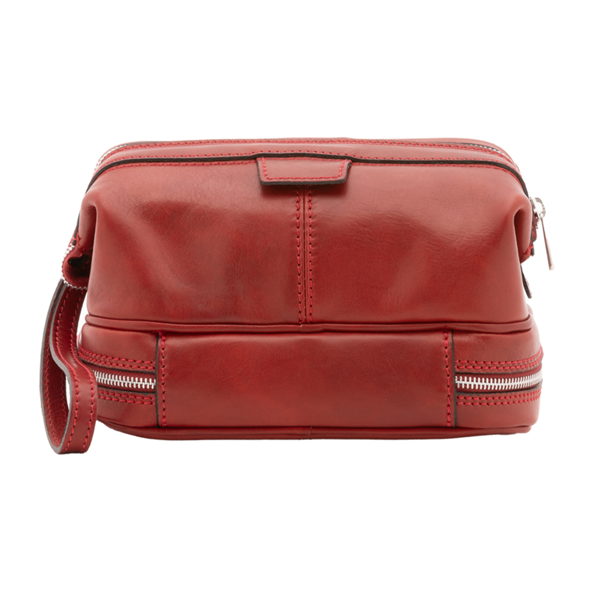 Pochette  unisex In Vera pelle Made in Italy 25x18x16 cm