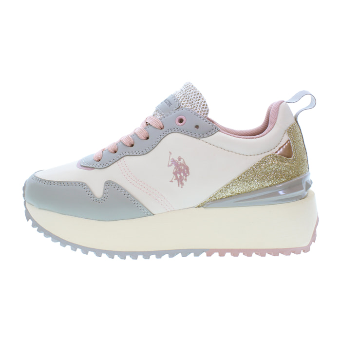 U.S. Polo Assn. - Sneakers BAYLE001WDTH2 in tessuto per donna