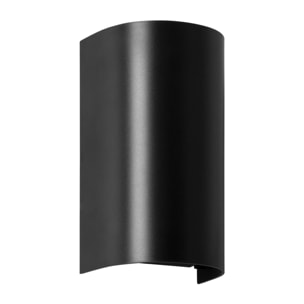 FORLIGHT Foix - Aplique de Pared Exterior GU10 para Jardín y Terraza IP65 de Color Negro 110x105