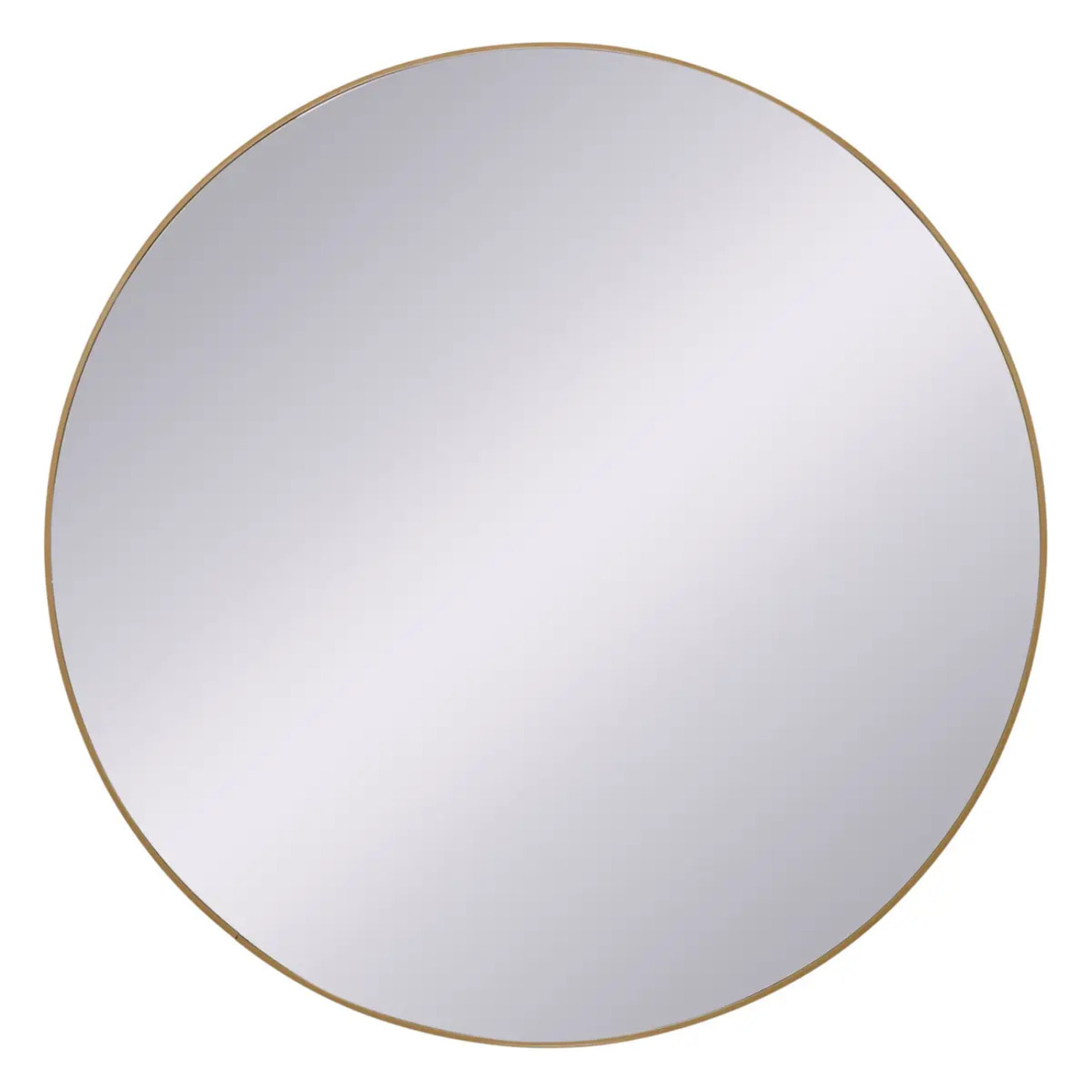 Miroir "Alice" métal doré D76cm