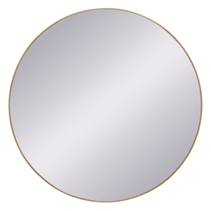Miroir "Alice" métal doré D76cm