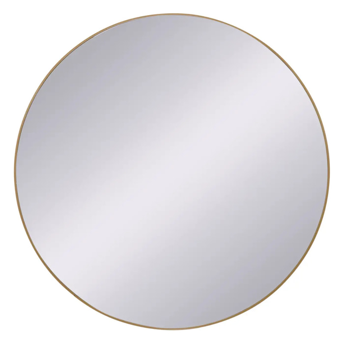 Miroir "Alice" métal doré D76cm