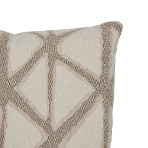 Coussin Dune 40x40cm jacquard beige