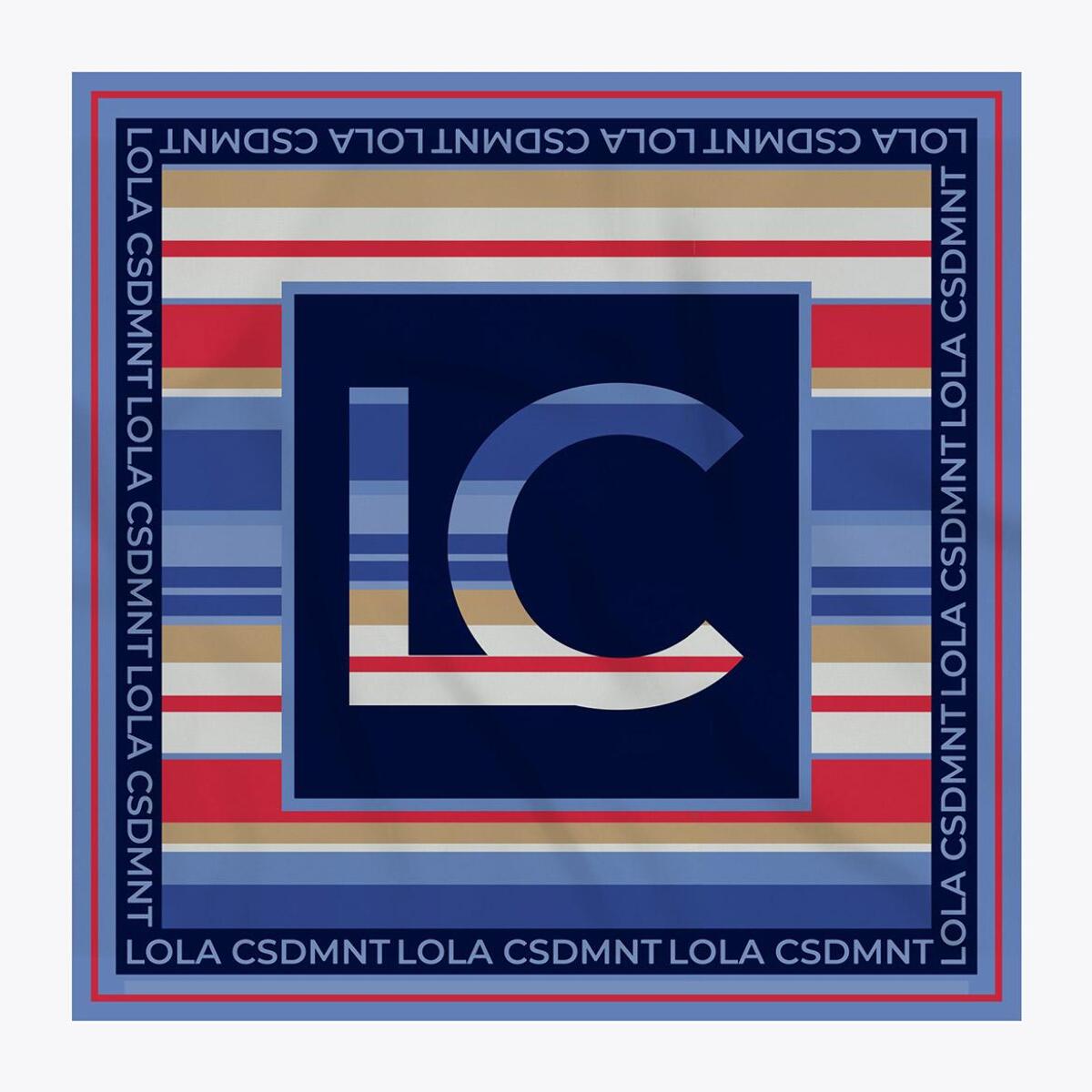 Foulard satinato righe colorate