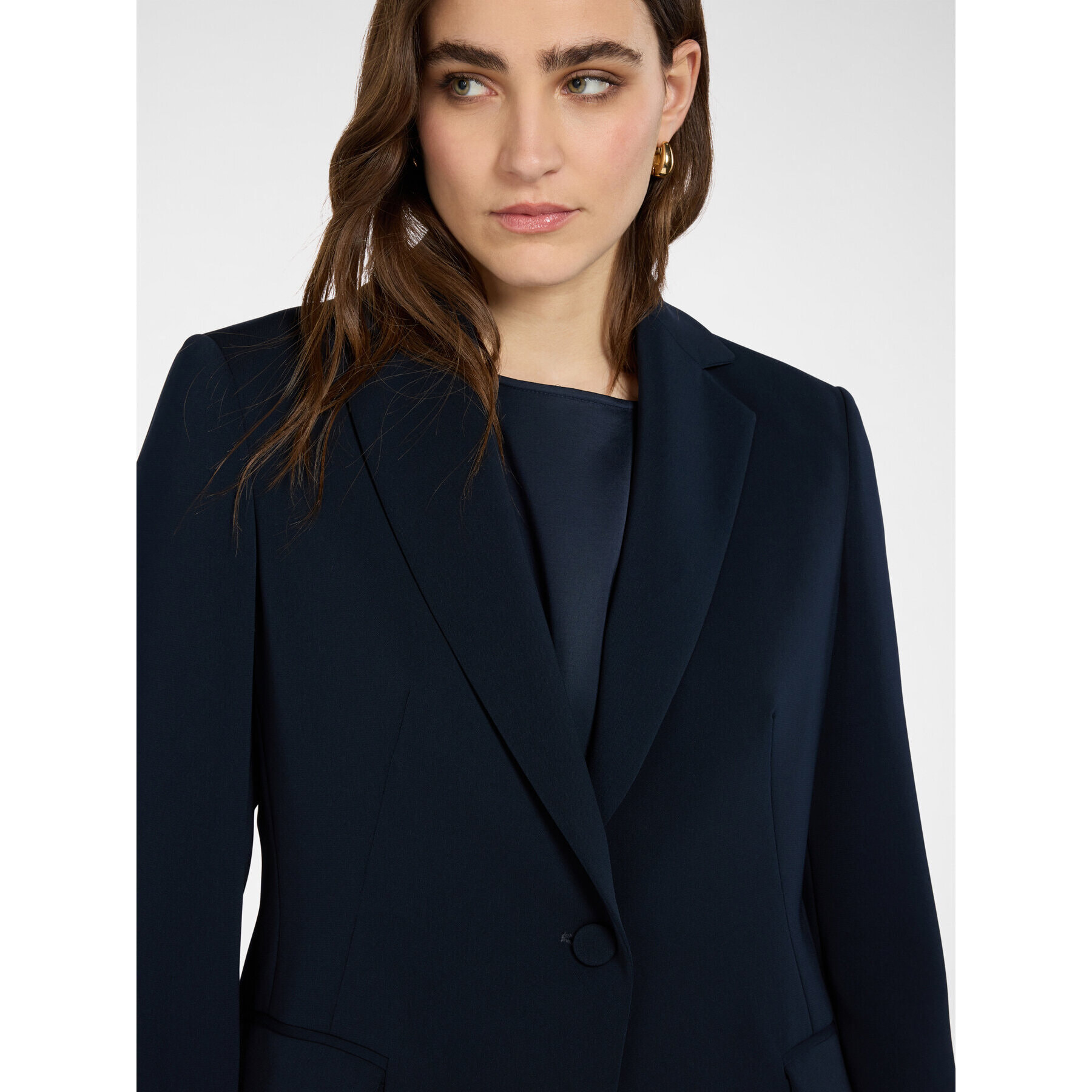 Elena Mirò - Blazer strutturato in cady - Blu