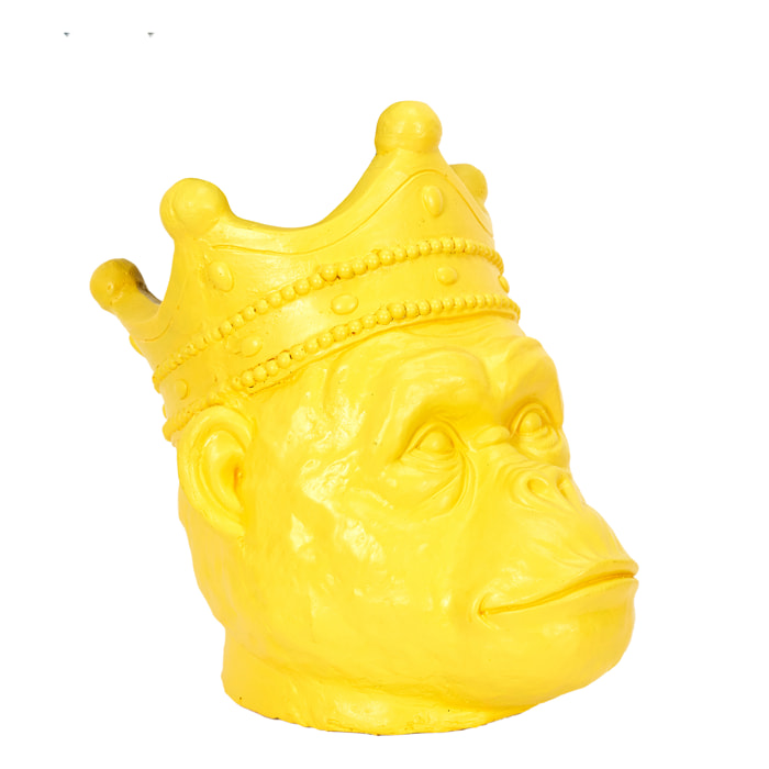 Porte Plante Orangoutan Magnesia Jaune H38.5cm