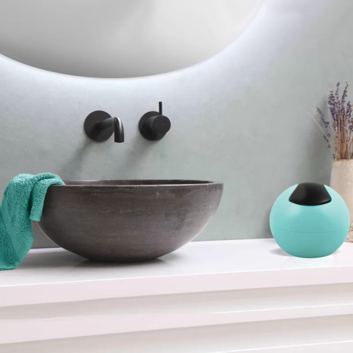 Poubelle 1L Bowl-matt Aqua Spirella