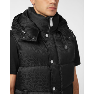 PHILIPP PLEIN Chaqueta de plumón Chaleco MONOGRAM