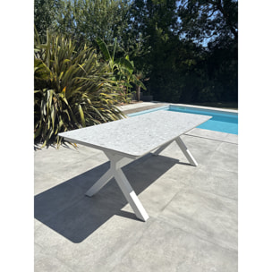 ABELLA - Table de jardin en aluminium