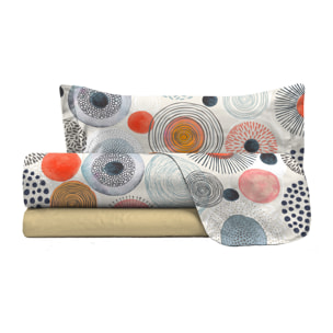 COMPLETO LETTO FANTASY PIAZZA E MEZZA - 100% MICROFIBRA