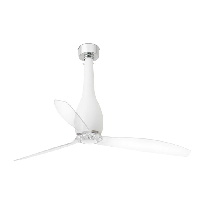 ETERFAN M Ventilateur blanc mat/transparent DC