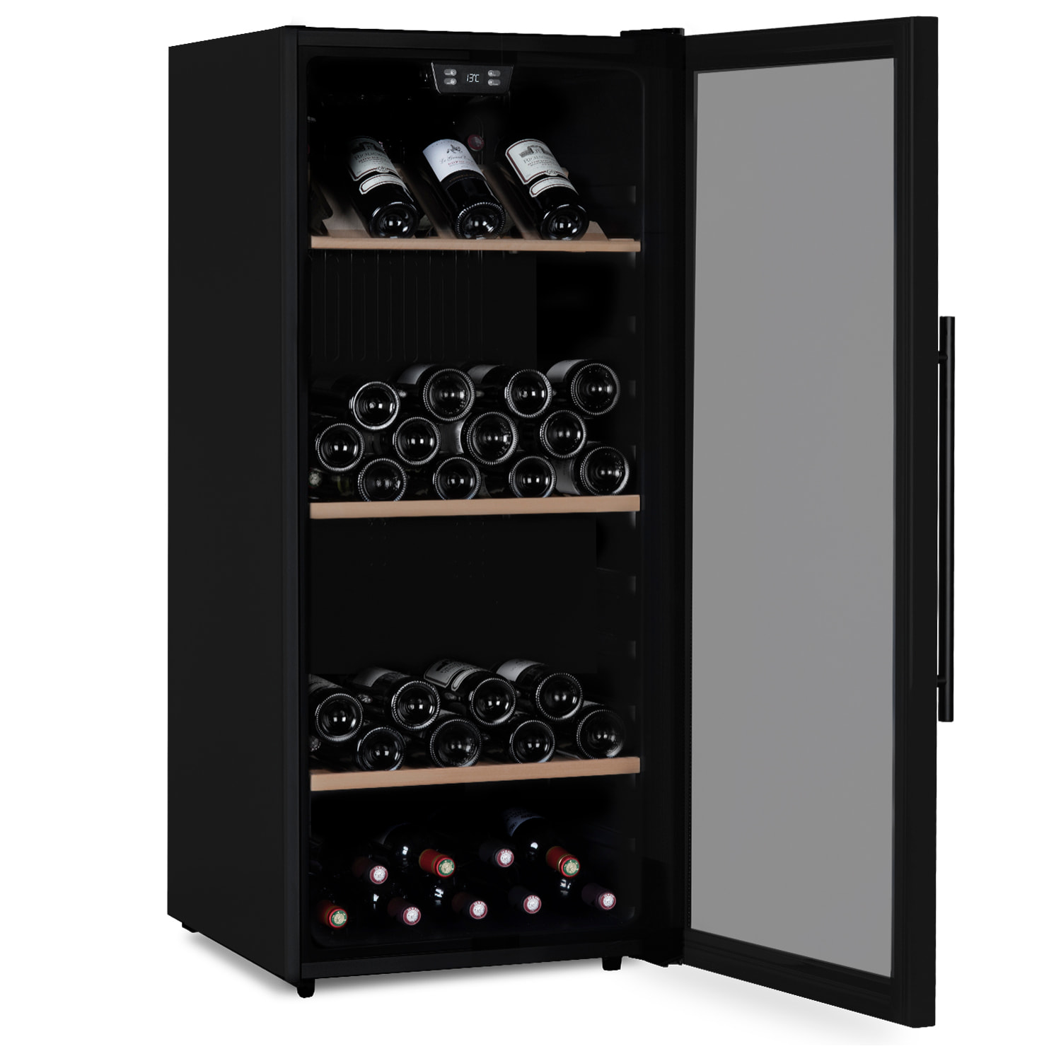 Vinoteca 108 botellas CAVCBD108 Les Petits Champs, 242L, negro