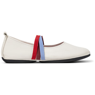 Bailarinas - CAMPER Right Nina Twins - Blanco - Cuero liso