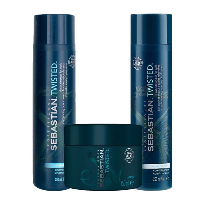 SEBASTIAN Kit Twisted Curl Shampoo 250ml + Mask 150ml + Conditioner 250ml