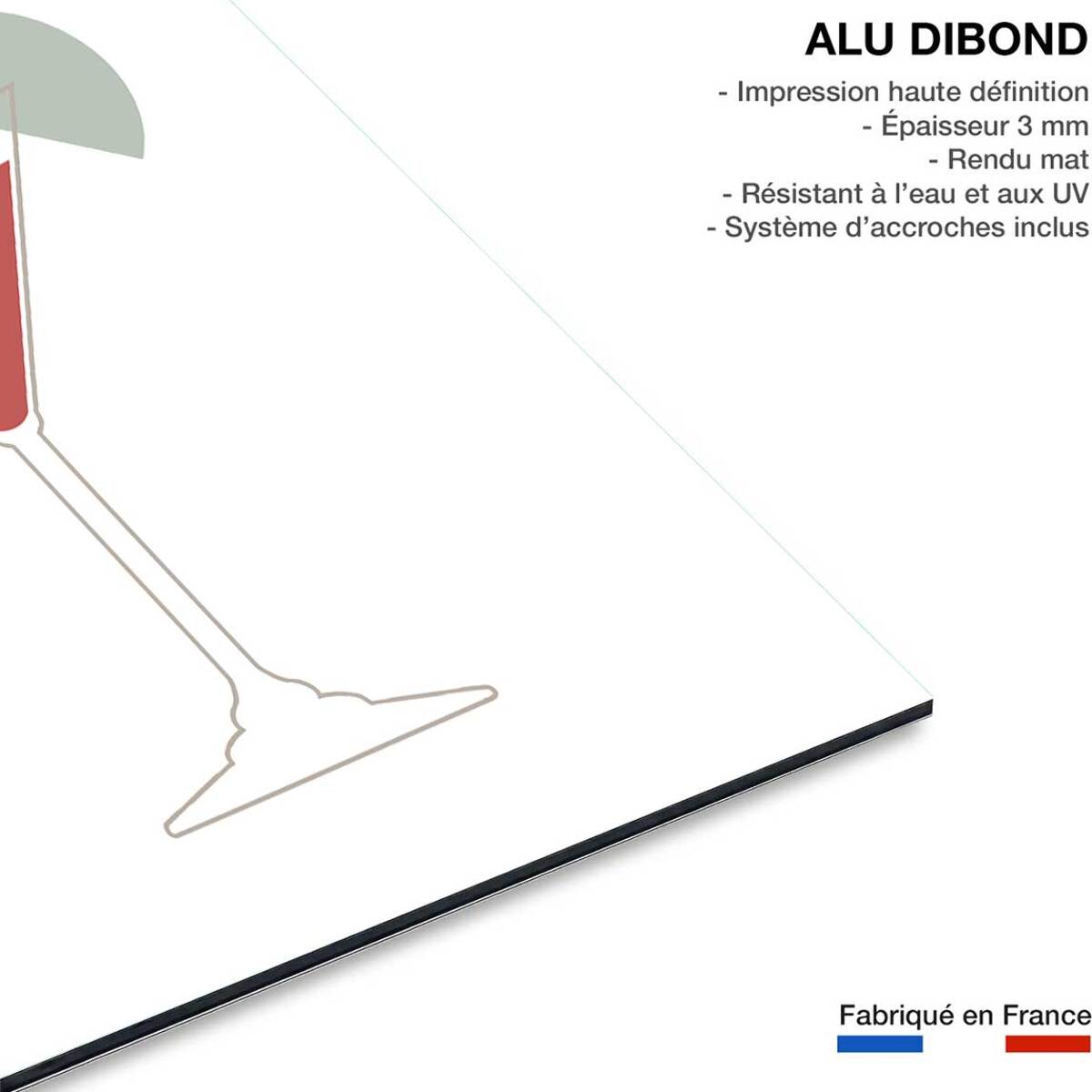 Tableau pause cosmo Tableau alu Dibond