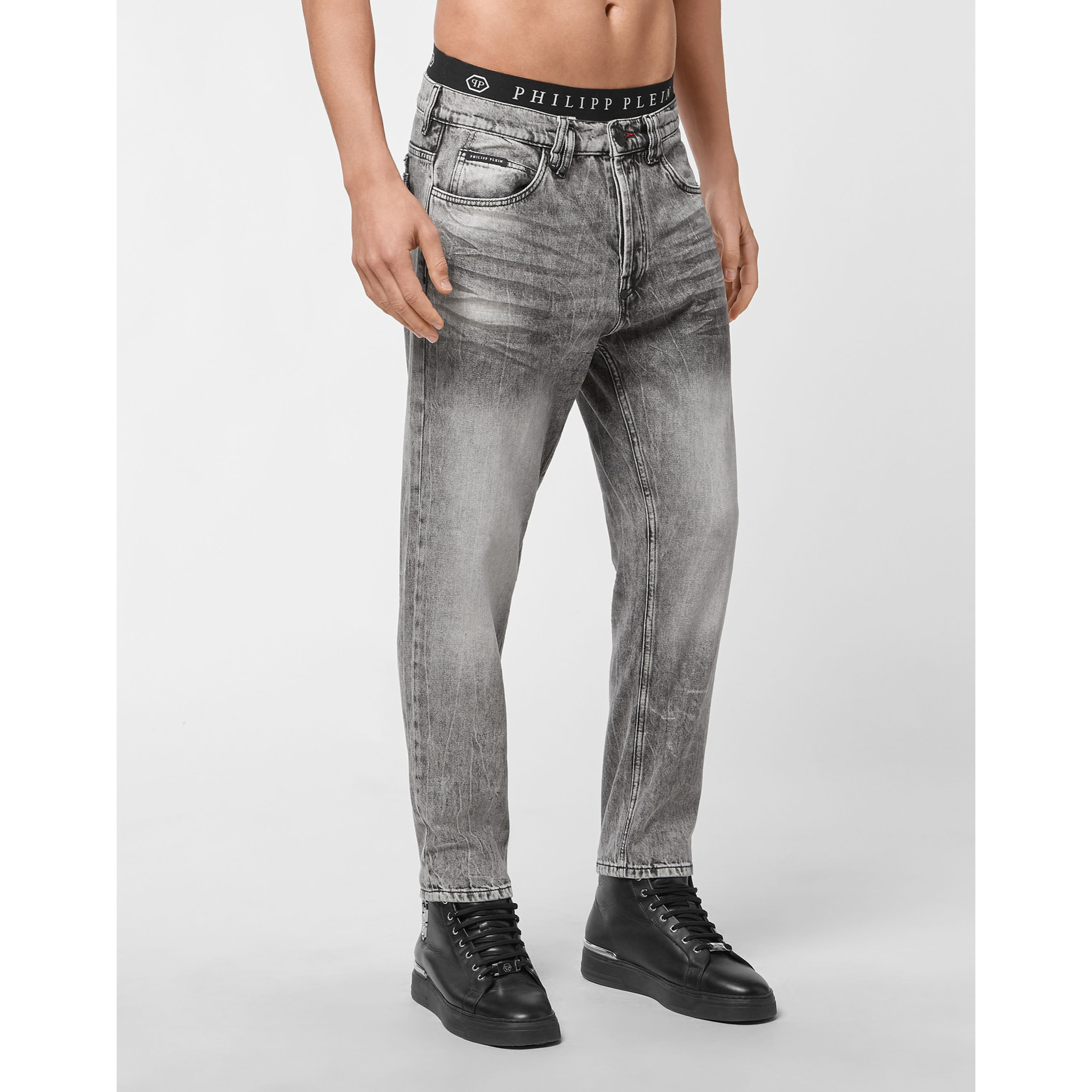 PHILIPP PLEIN Jeans Carrot Fit ICONIC PLEIN