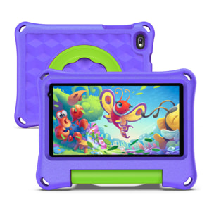 Tablet per bambini K718 3G WiFi. Sistema operativo Android 5.0. Schermo 7'' 1024x600px. MTK6582 1 GB di RAM + 16 GB. Doppia fotocamera.