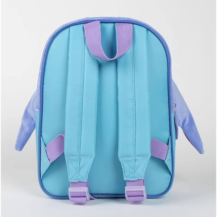 Mochila infantil personaje stitch, unisex niños, azul, pequeña