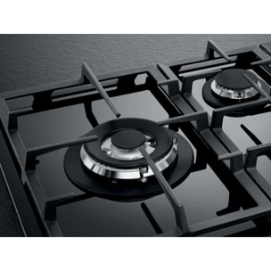 AEG Placa de gas Serie 6000 Gas on Glass de 75 cm HKB75820NB