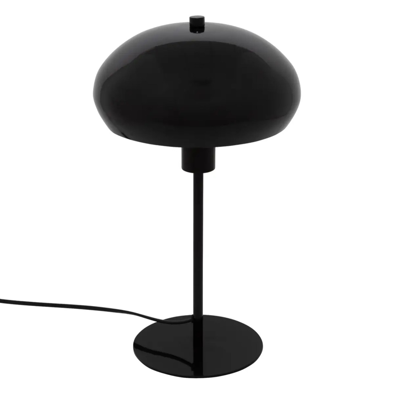 Lampe champignon à poser "Savio" noir H38cm
