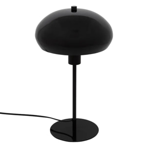 Lampe champignon à poser "Savio" noir H38cm