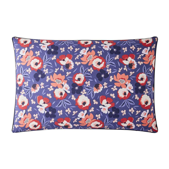 Taie d'oreiller en percale de coton, ALICE, Multicolore