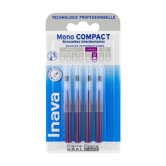 Inava MonoCompact - Brossette Interdentaire Violette (ISO 5)