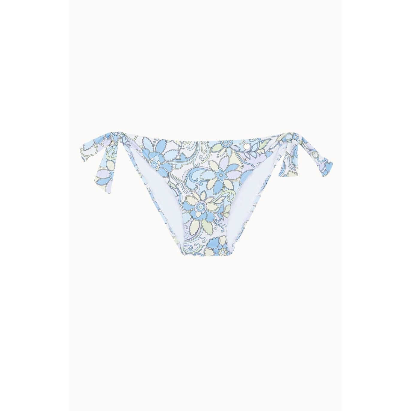 Braga de bikini clásica con lazos estampada
