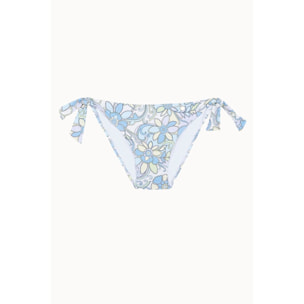 Braga de bikini clásica con lazos estampada