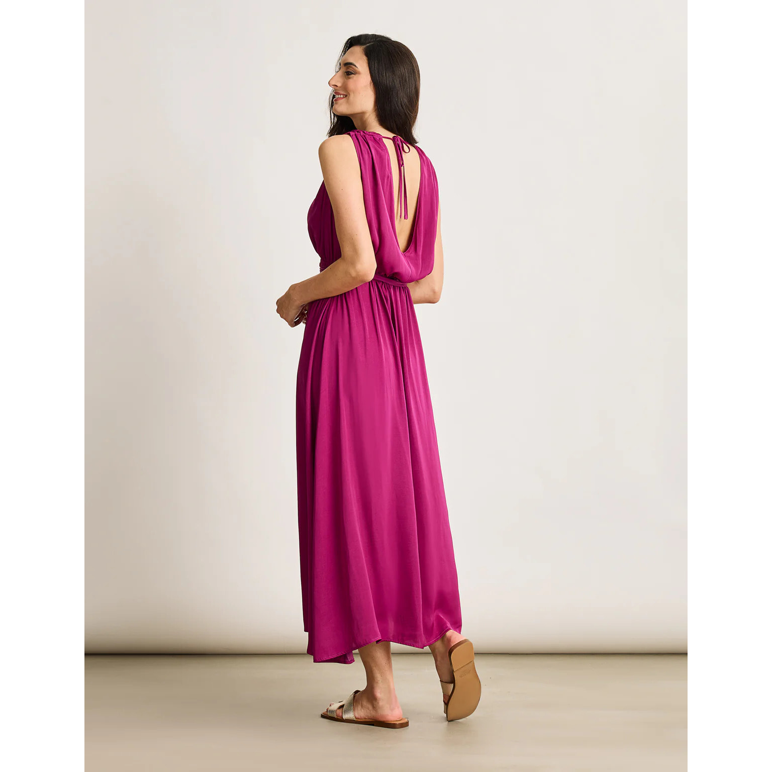 Vestido Largo Morado - Monicasa