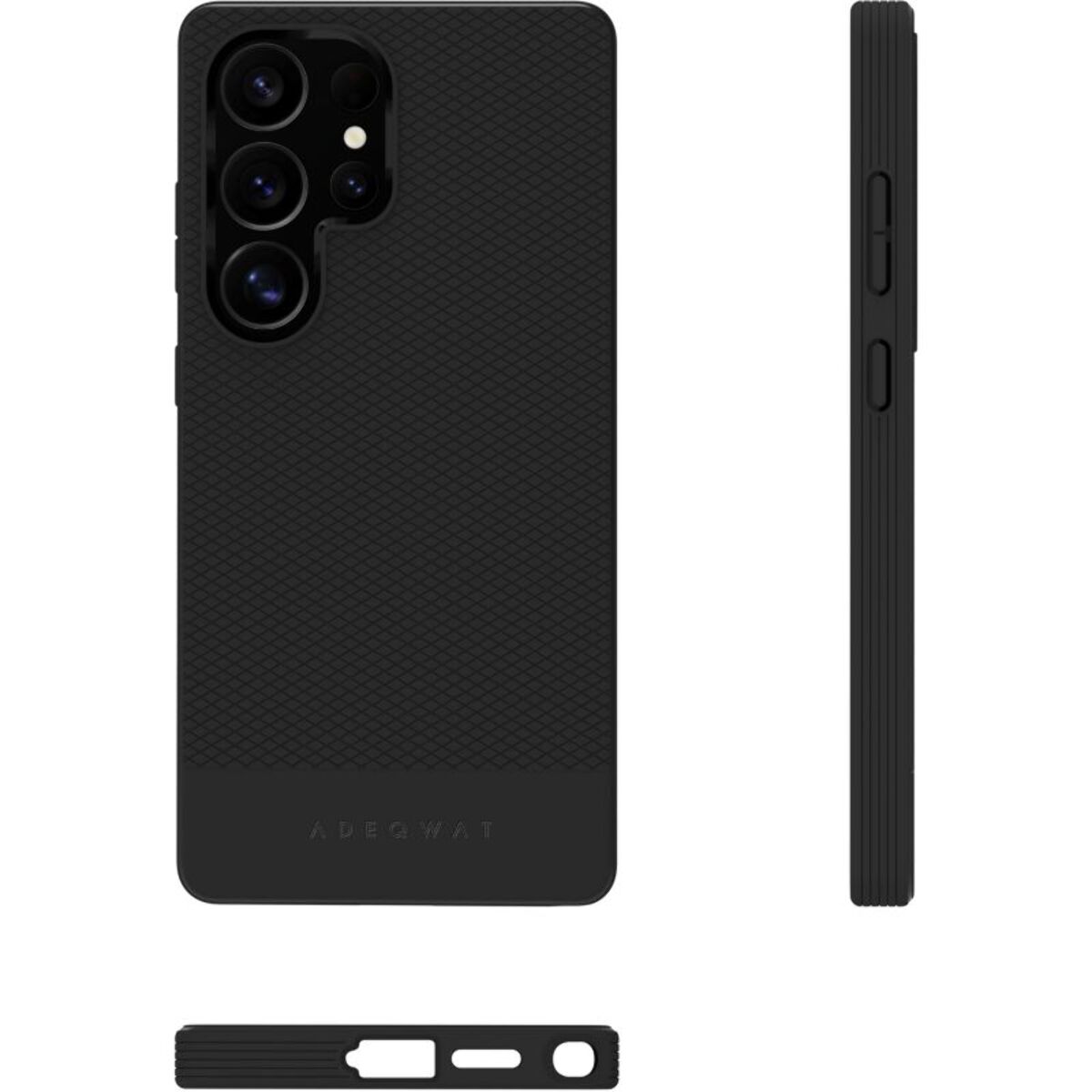 Coque ADEQWAT Samsung S25 Ultra Souple - Noir