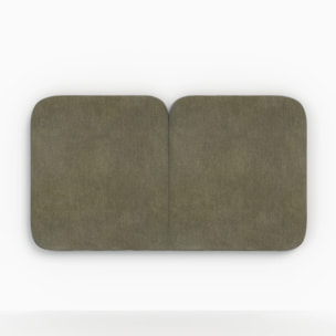 Tête de lit en tissu vert olive 160 cm - Etna