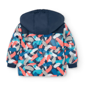 Parka reversible de bebé niño