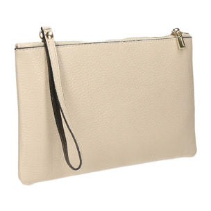 Pochette da donna In Vera pelle Made in Italy 29x20x2 cm