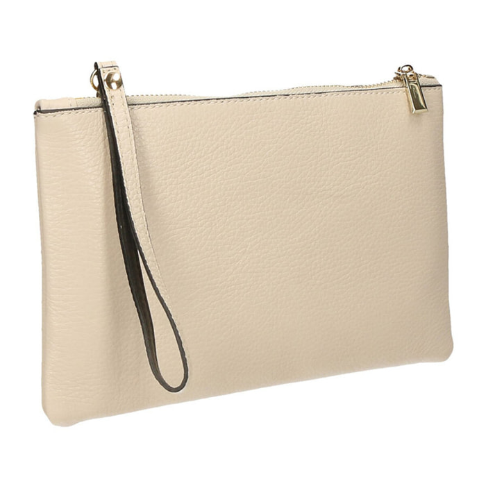 Pochette da donna In Vera pelle Made in Italy 29x20x2 cm