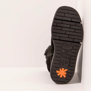 Botines 1347 NOBUCK BLACK/ MALAGA color Black