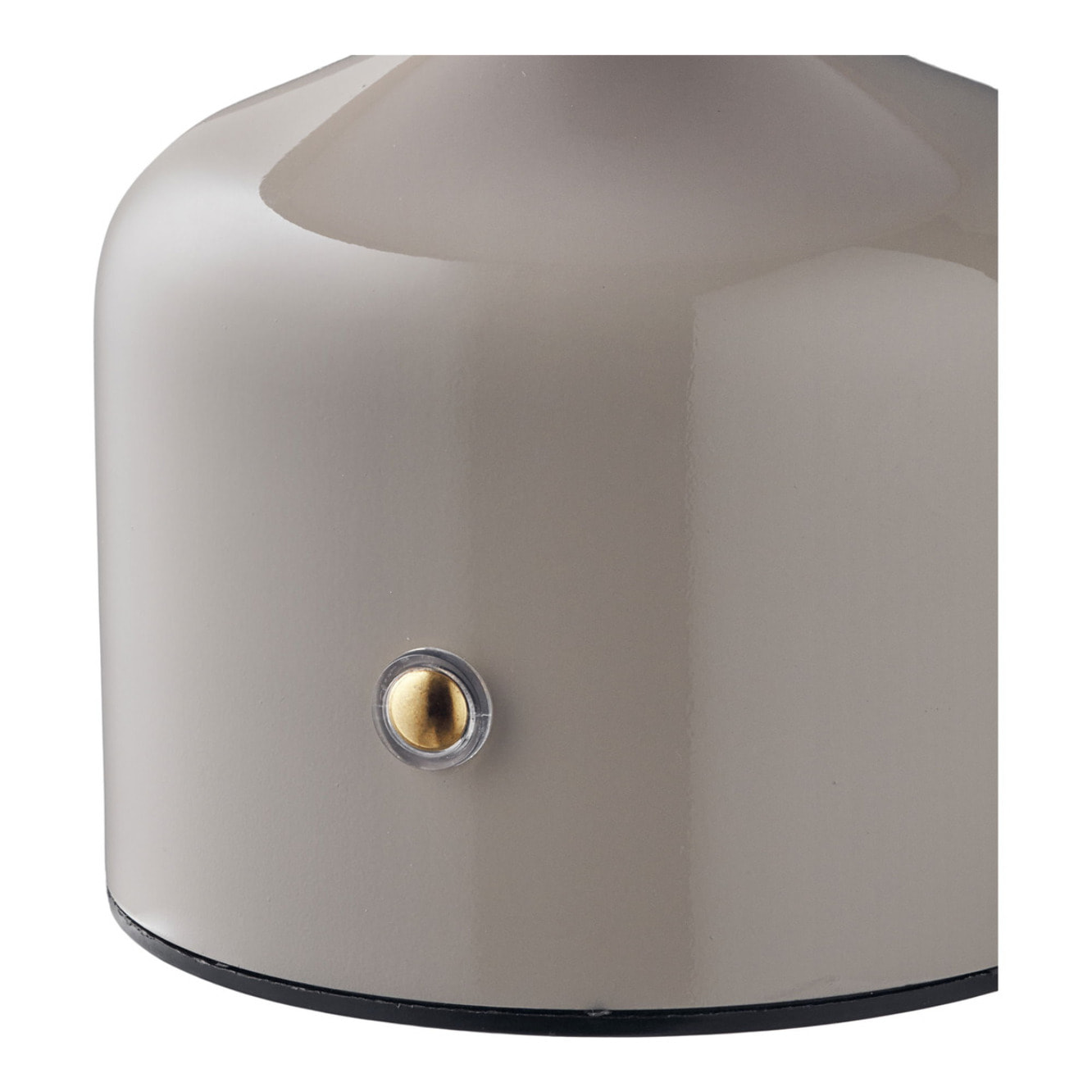 Aulla Lampada da Tavolo Ricaricabile in Metallo Grigio
