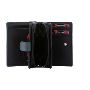 Portafoglio  da donna ecopelle Prodotto Vegano 13x9x3 cm