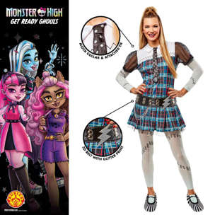 DISFRAZ FRANKIE STEIN DELUXE MONSTER HIGH ADULTO