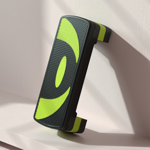 Stepper Fitness Aérobic hauteur réglable surface antidérapante 80 x 31 x 20 cm noir vert